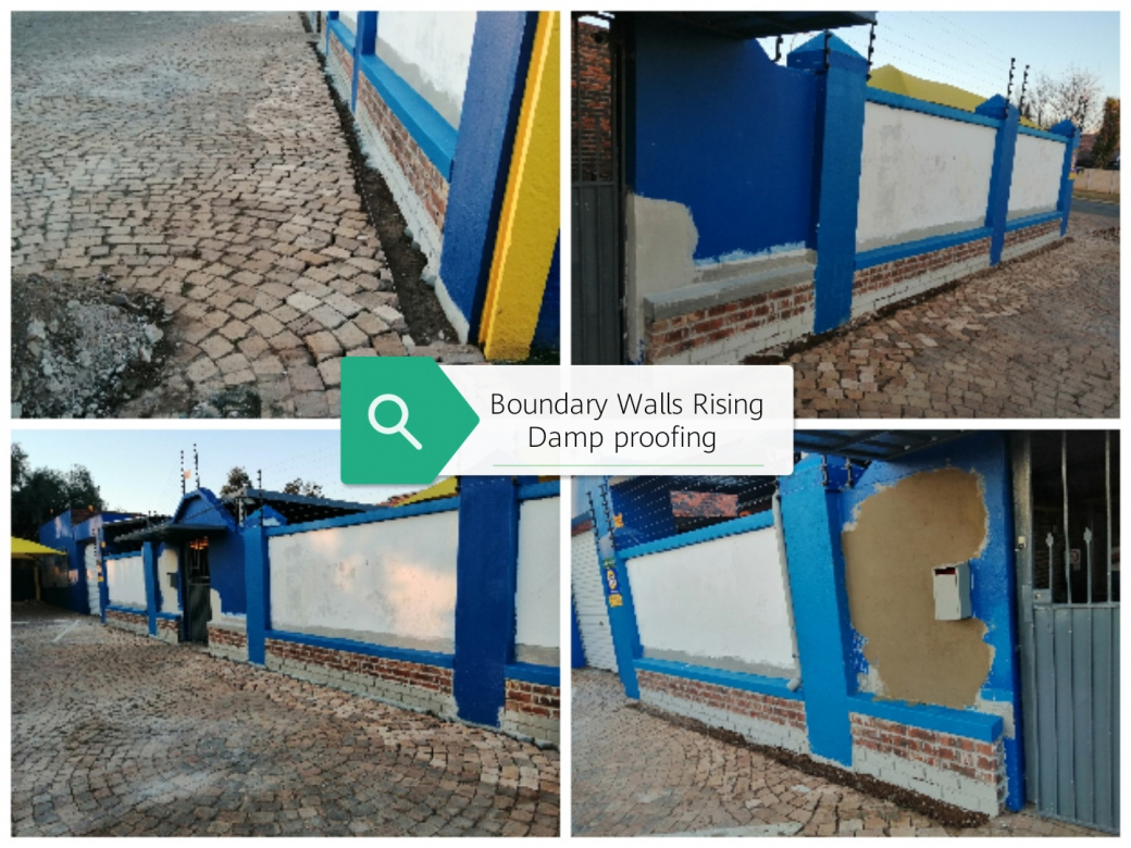 completed waterproofing project