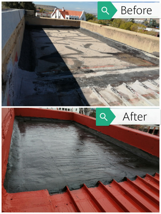 roof waterproofing completed